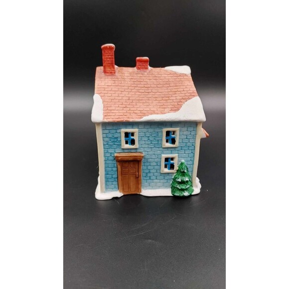 Dickens Collectables Christmas Village Post Office Lighted Building Vintage 1989 - Picture 4 of 9